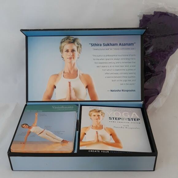 YOGA Step by Step Guided CD, Cards & Socks Set - Picture 2 of 8